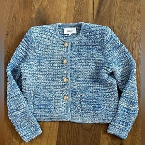 New without tags BASH thick sweater cardigan with gold buttons